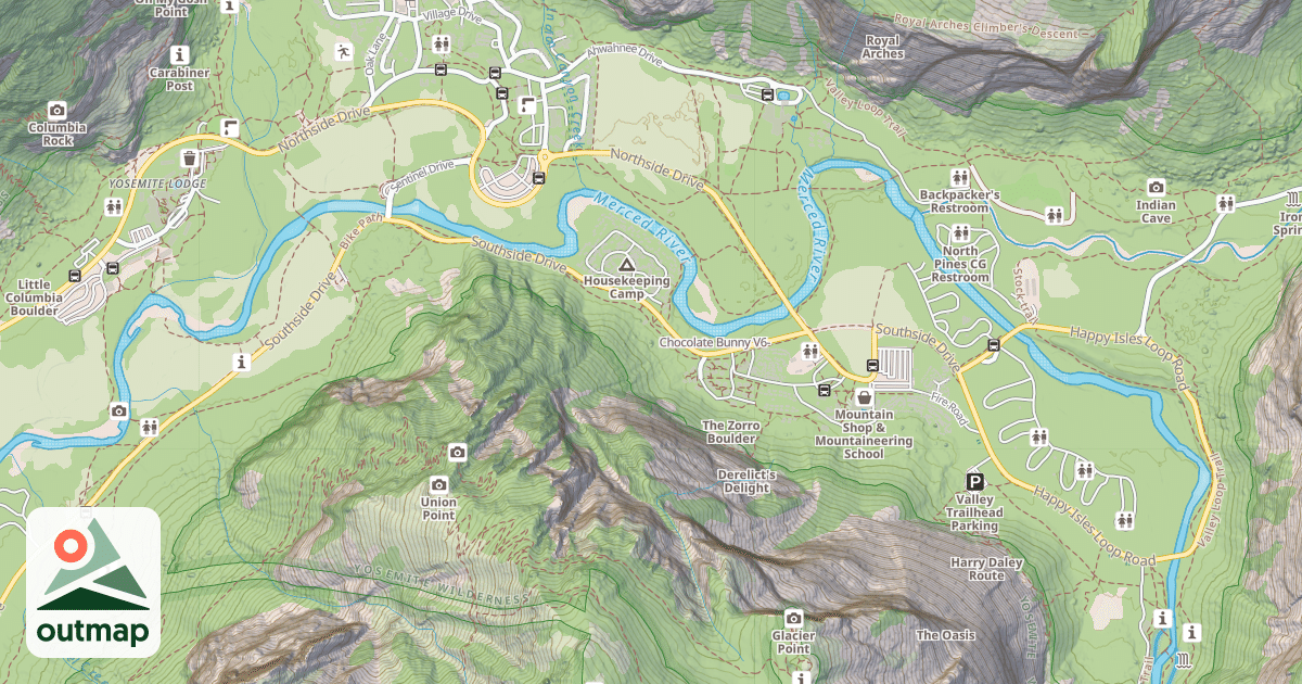 Map of Chocolate Bunny