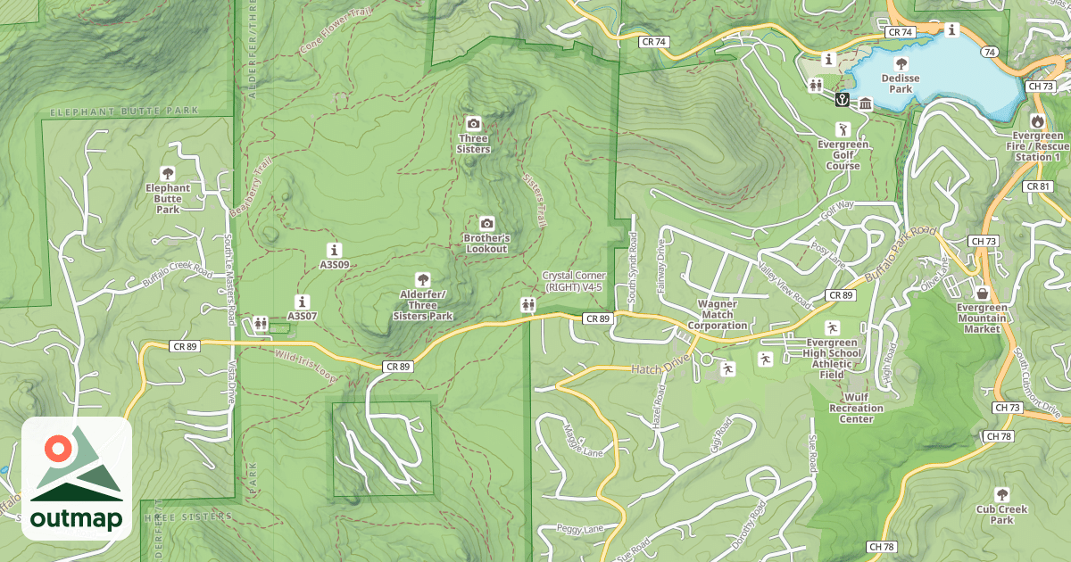 Map of Crystal Corner (RIGHT)
