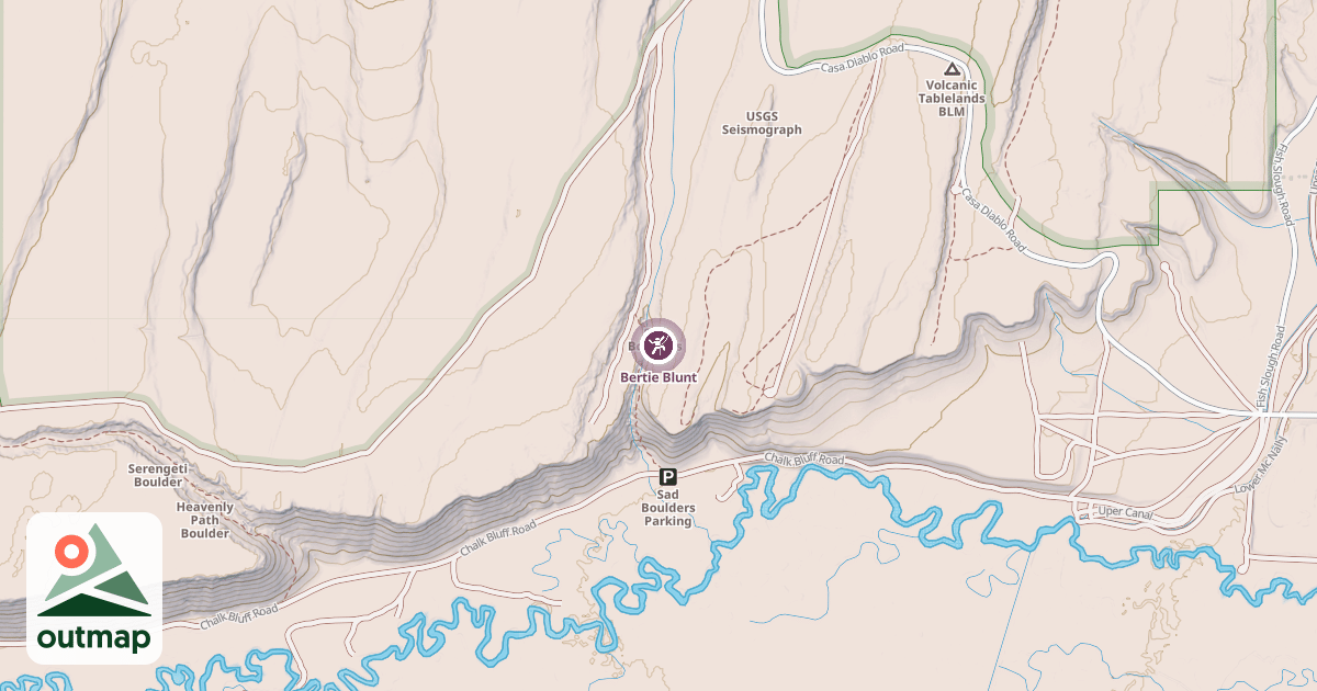 Map of Bertie Blunt