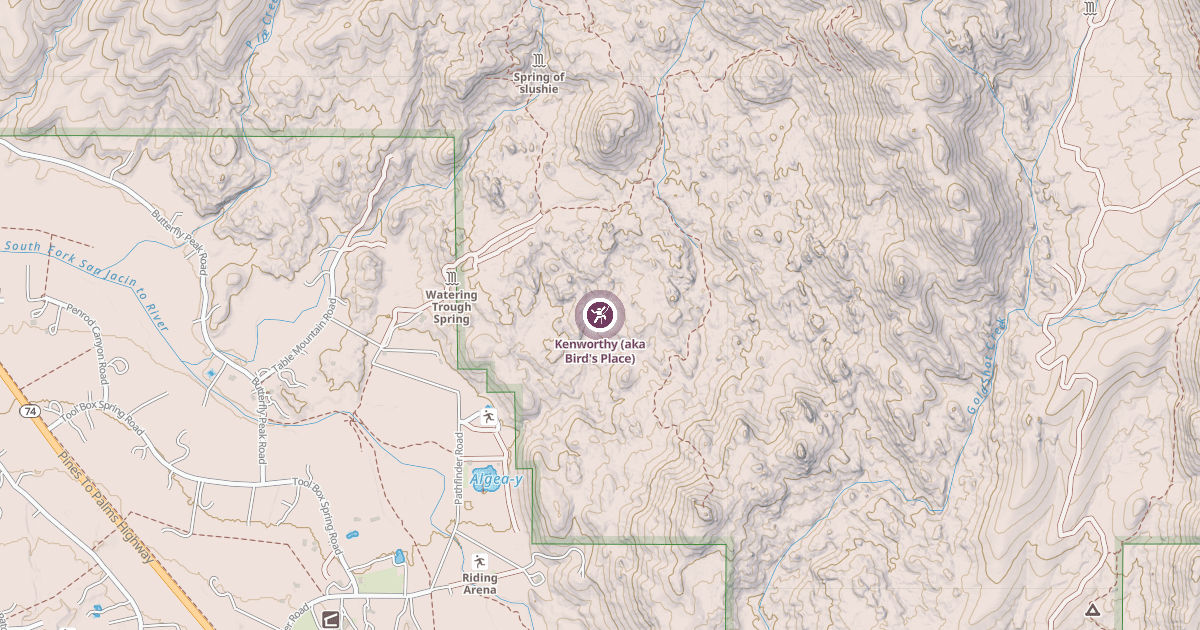 Map preview of Kenworthy (aka Bird's Place)
