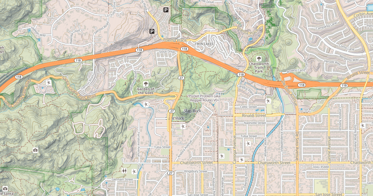 Map preview of Pocket Problem (aka Reggae Route)