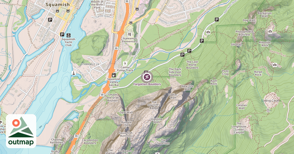 Map of Forgotten Boulders