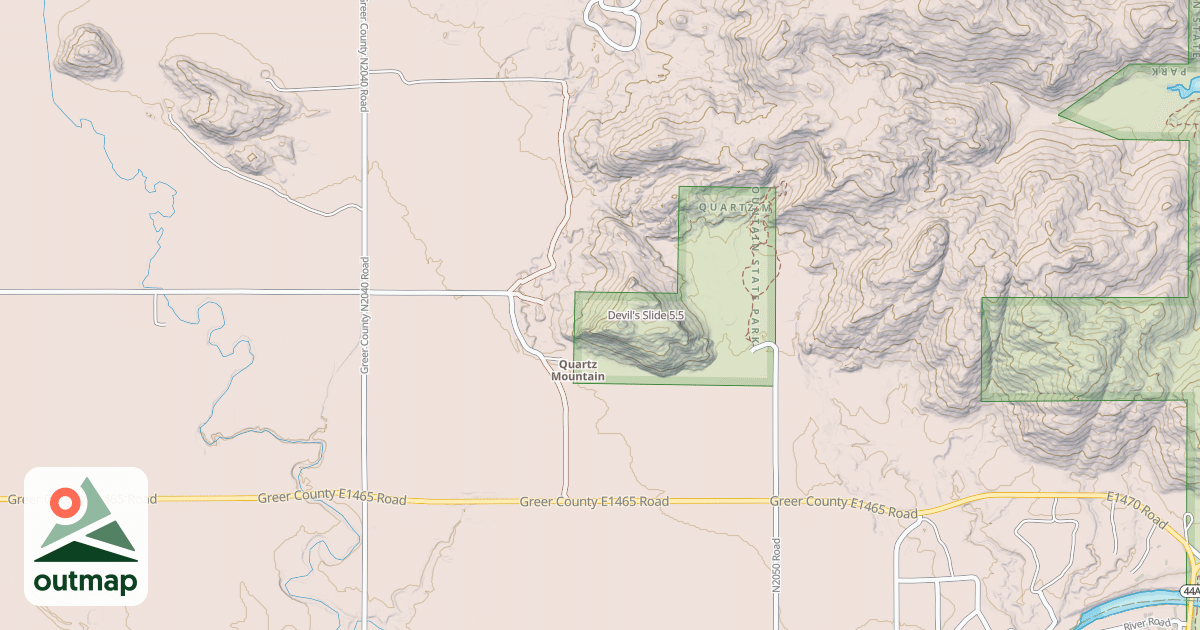 Map of Devil's Slide