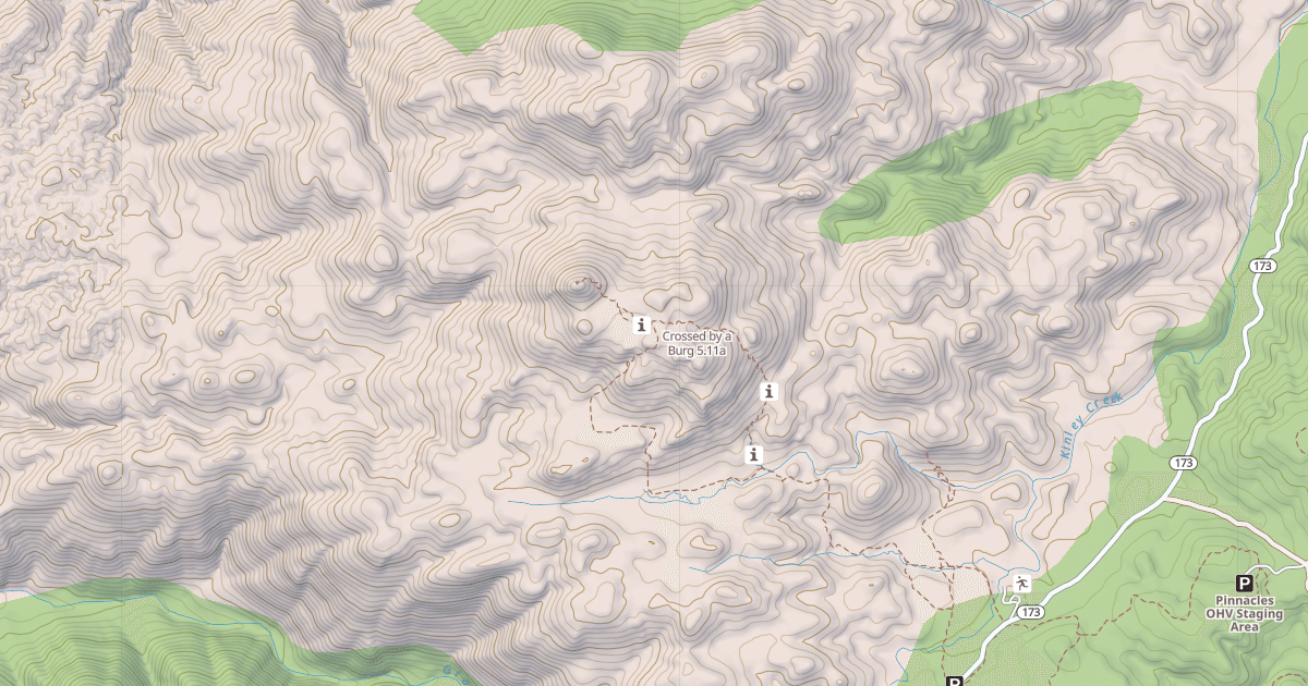 Map preview of Crossed by a Burg