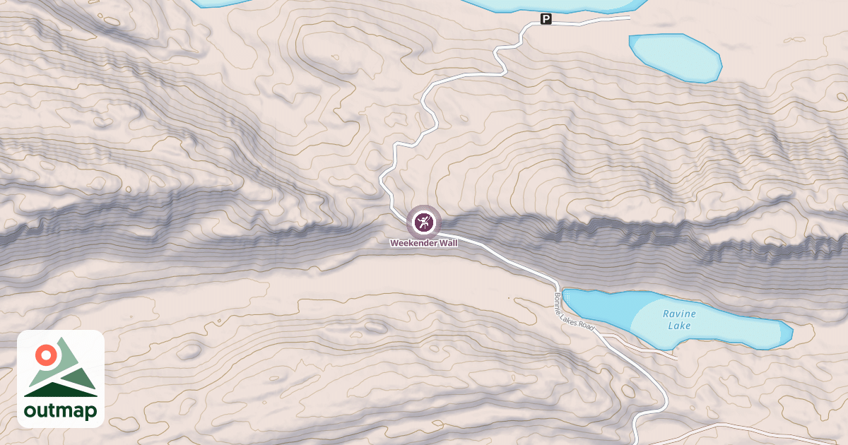 Map of Weekender Wall