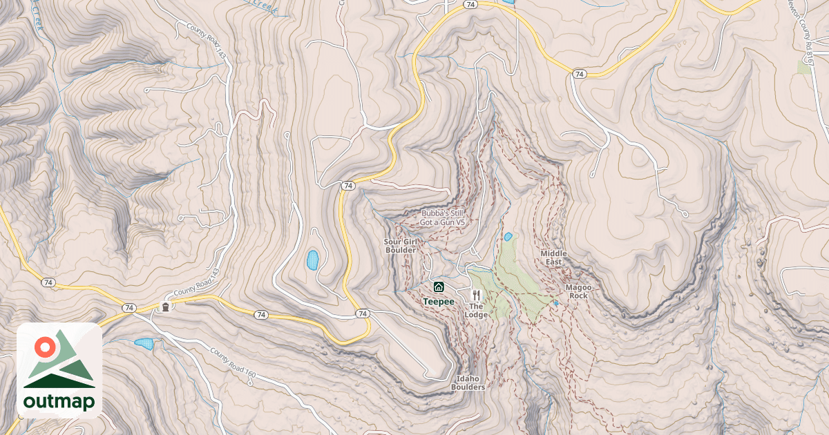 Map of Bubba's Still Got a Gun