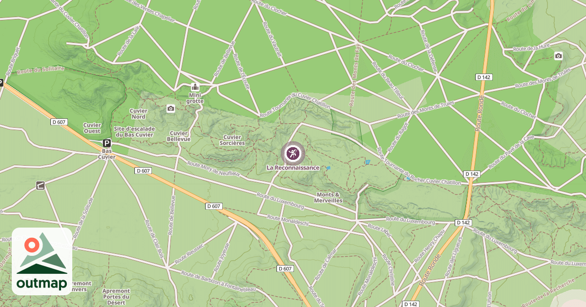 Map of La Reconnaissance