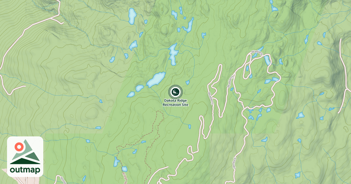 Map of Dakota Ridge Recreation Site