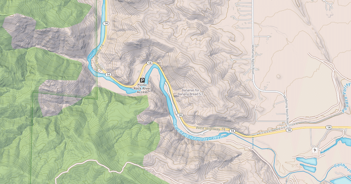Map preview of Bananas for Banana Bread