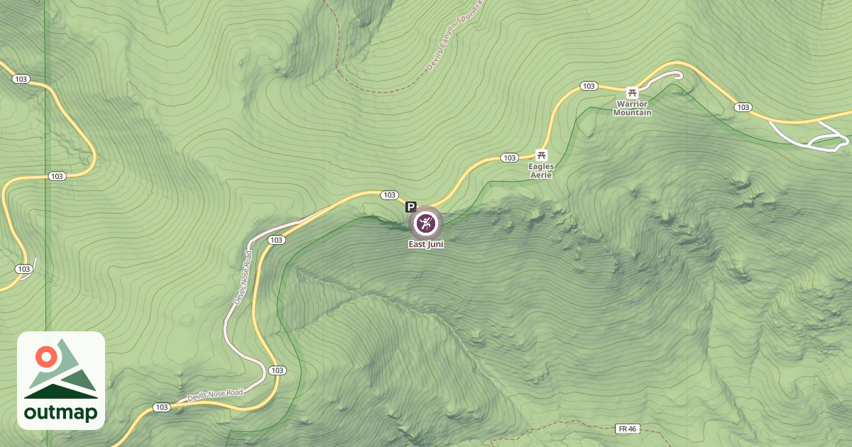 Map of East Juni