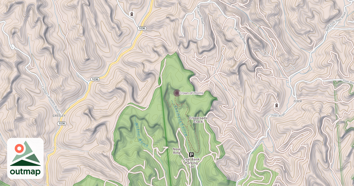 Map of Crown of Thorns
