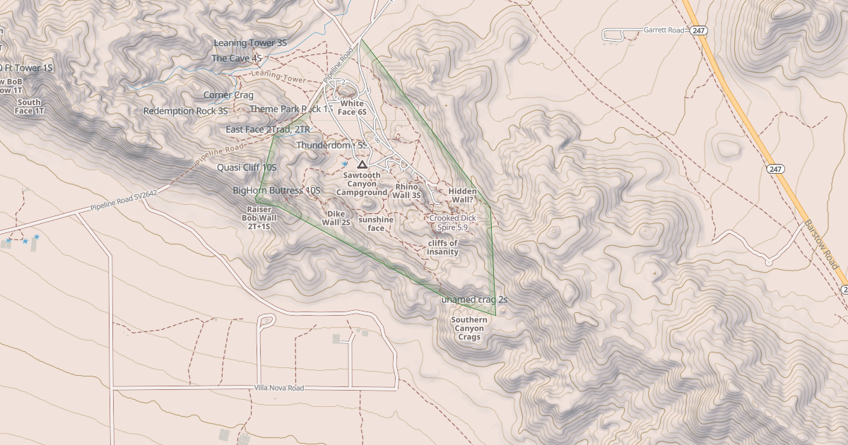 Map preview of Crooked Dick Spire