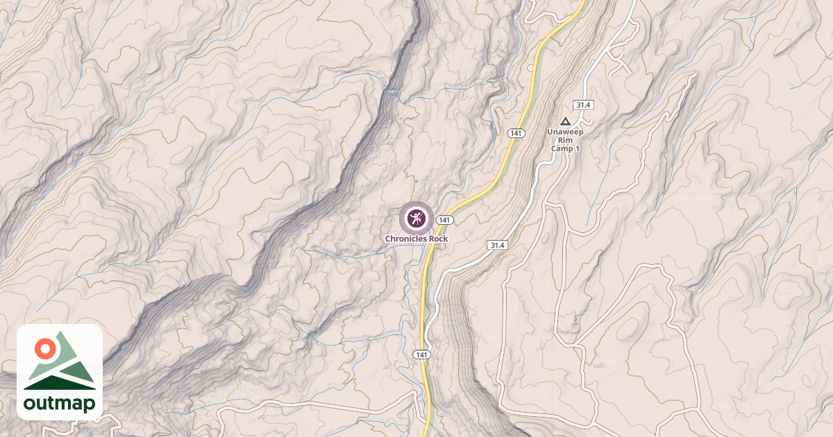 Map of Chronicles Rock