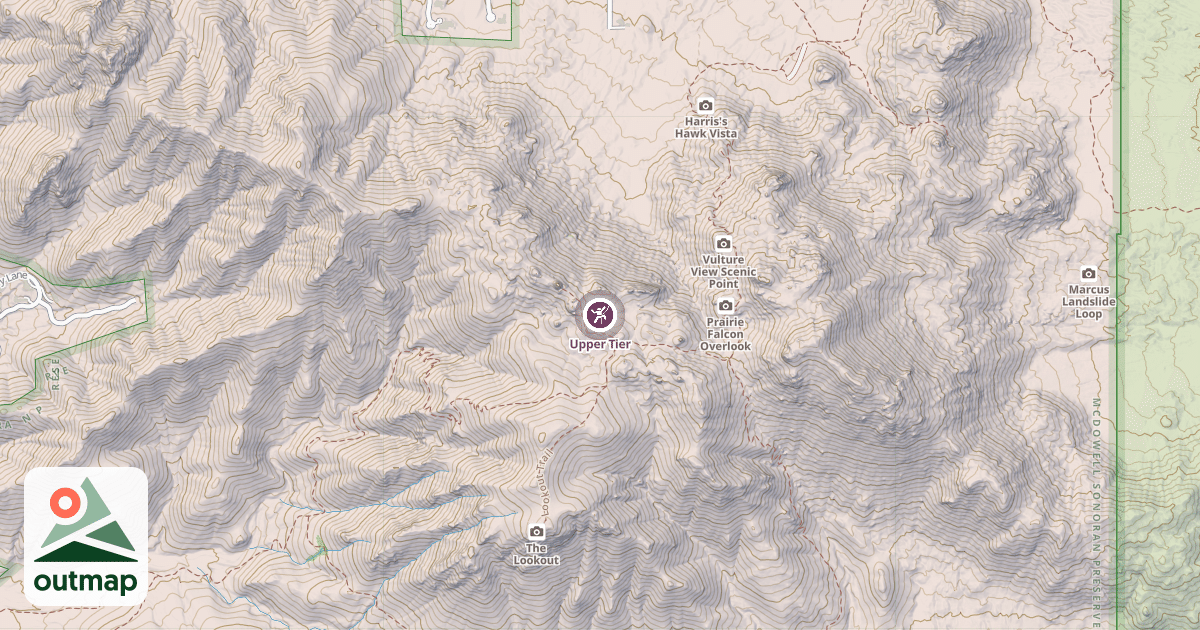 Map of Upper Tier