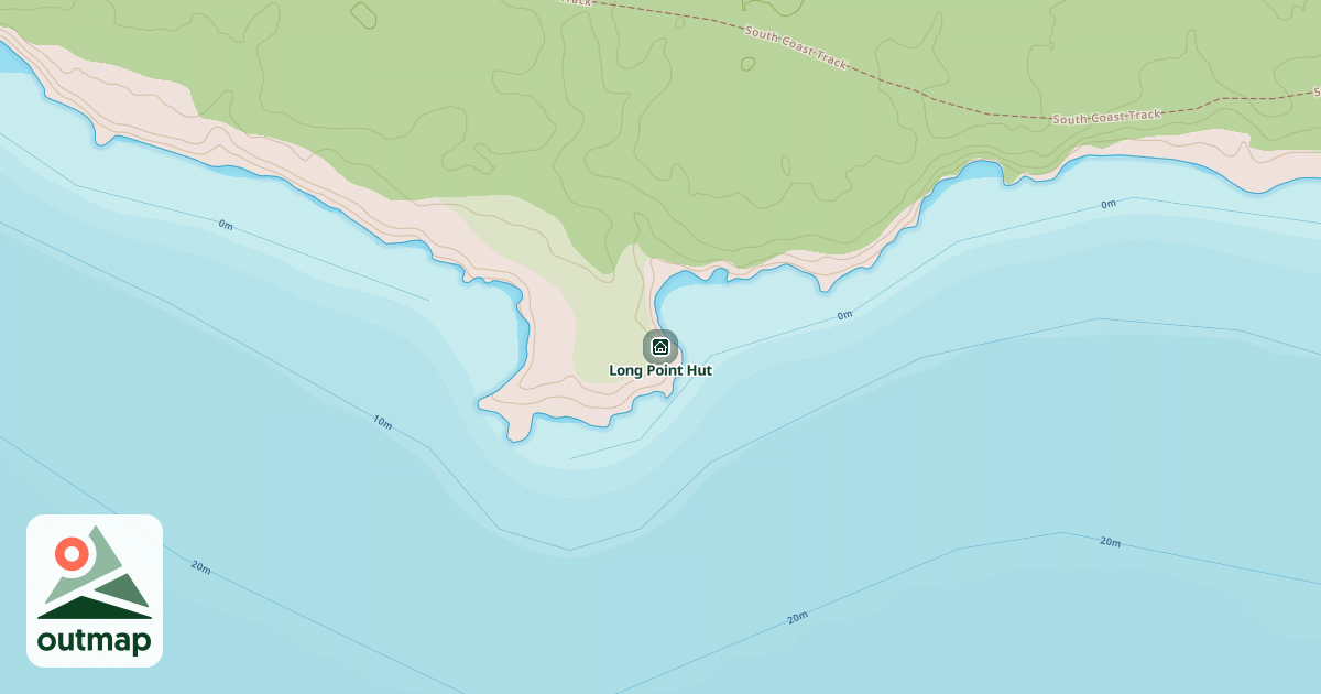 Map of Long Point Hut