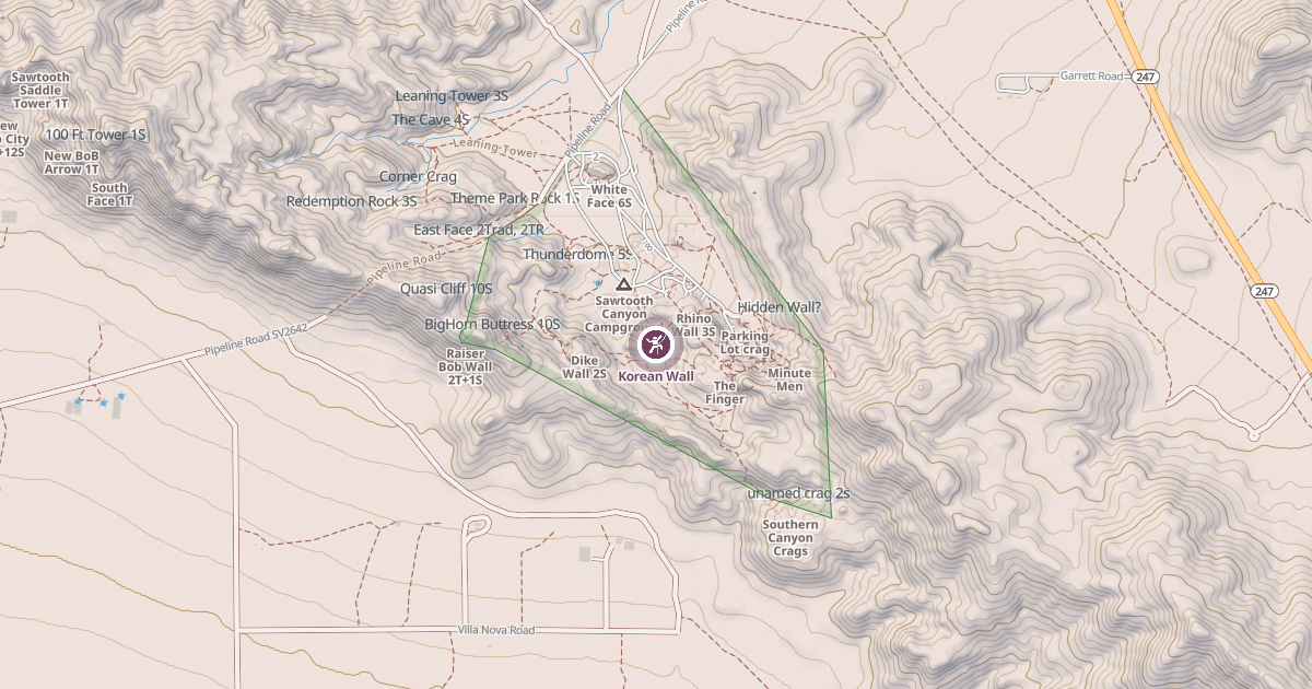Map preview of Korean Wall