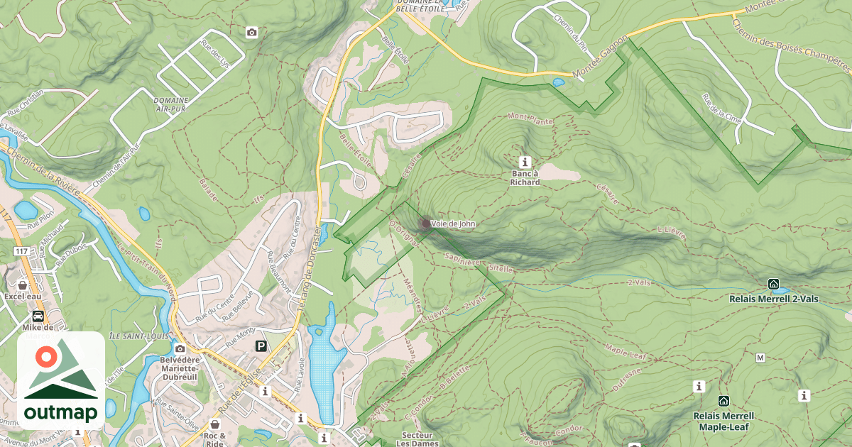 Map of Voie de John