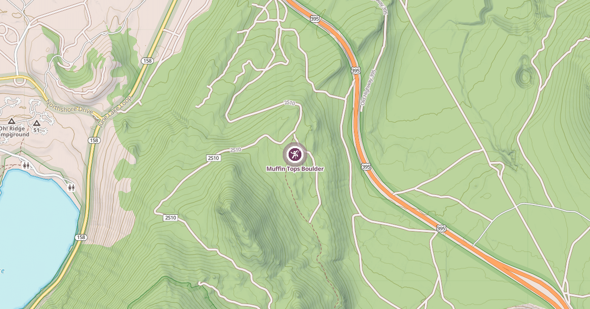 Map preview of Muffin Tops Boulder