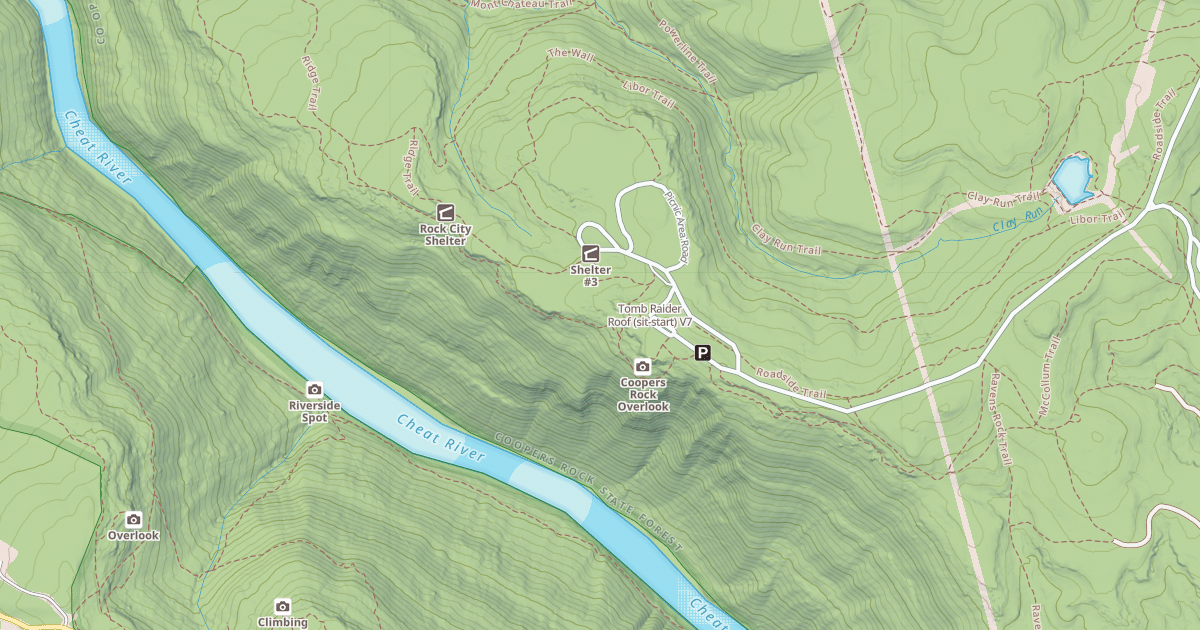 Map preview of Tomb Raider Roof (sit-start)