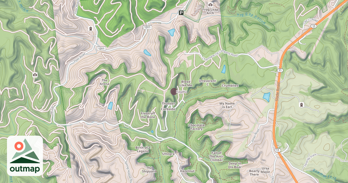 Map of Fugaku