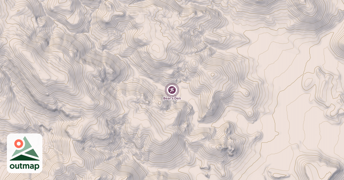 Map of Bear's Den