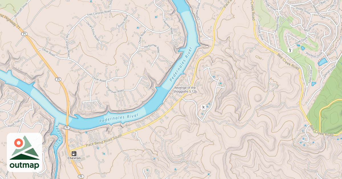 Map of Revenge of the Shoggoths