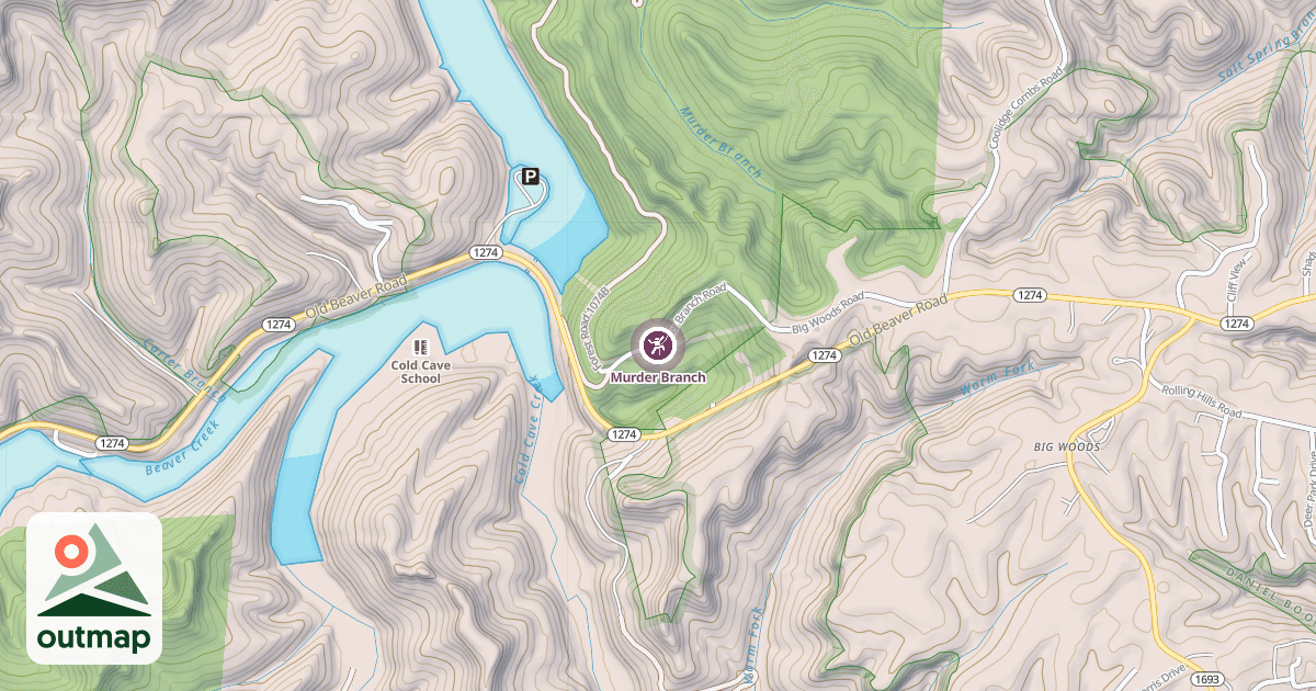 Map of Murder Branch