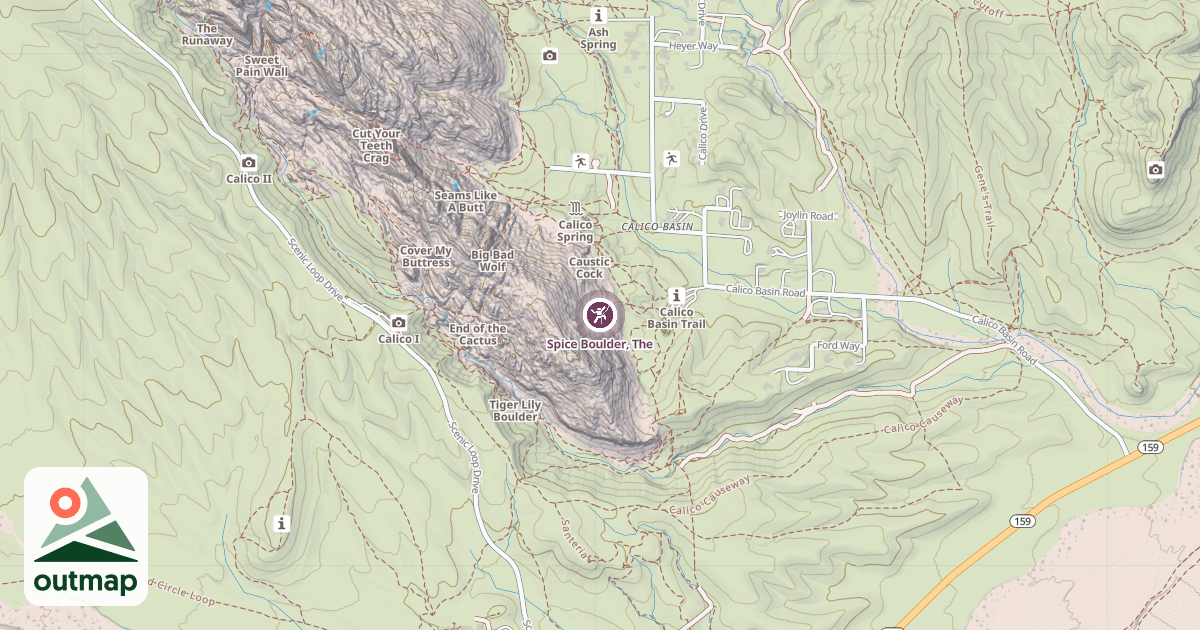 Map of Spice Boulder, The