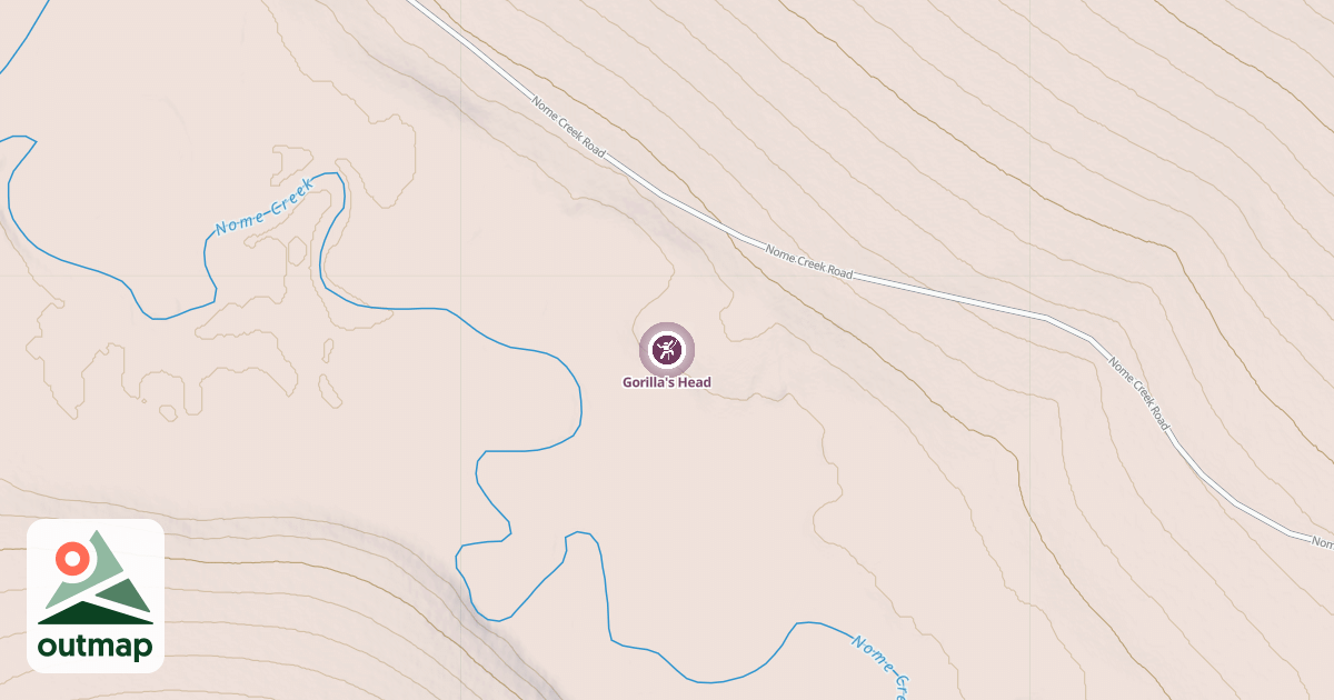 Map of Gorilla's Head