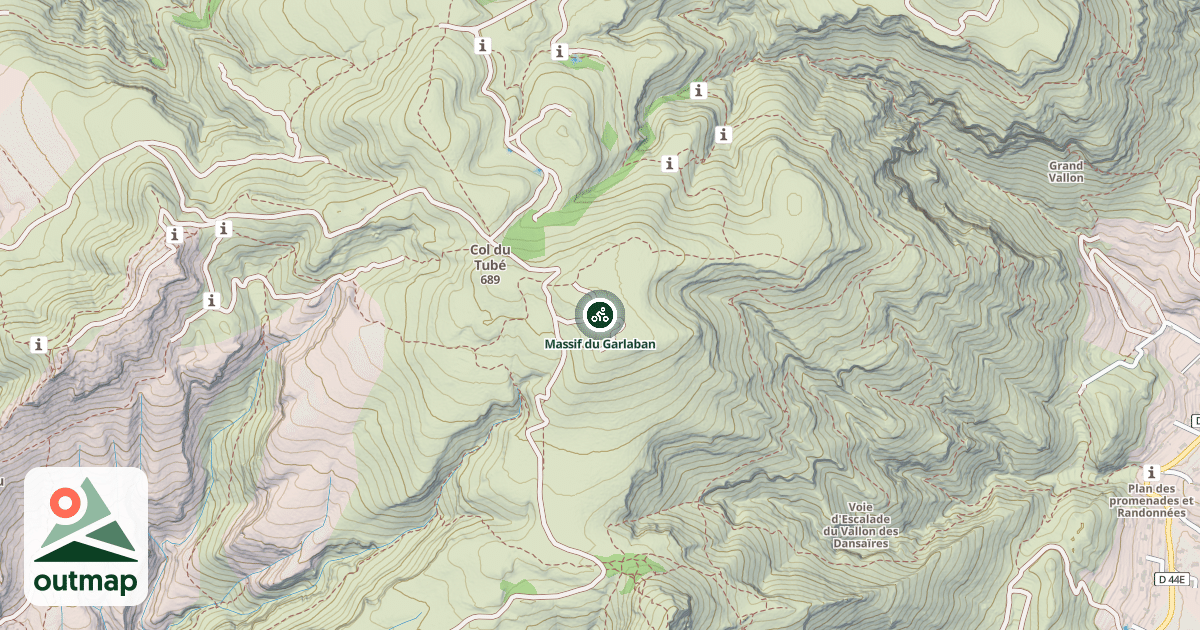 Map of Massif du Garlaban