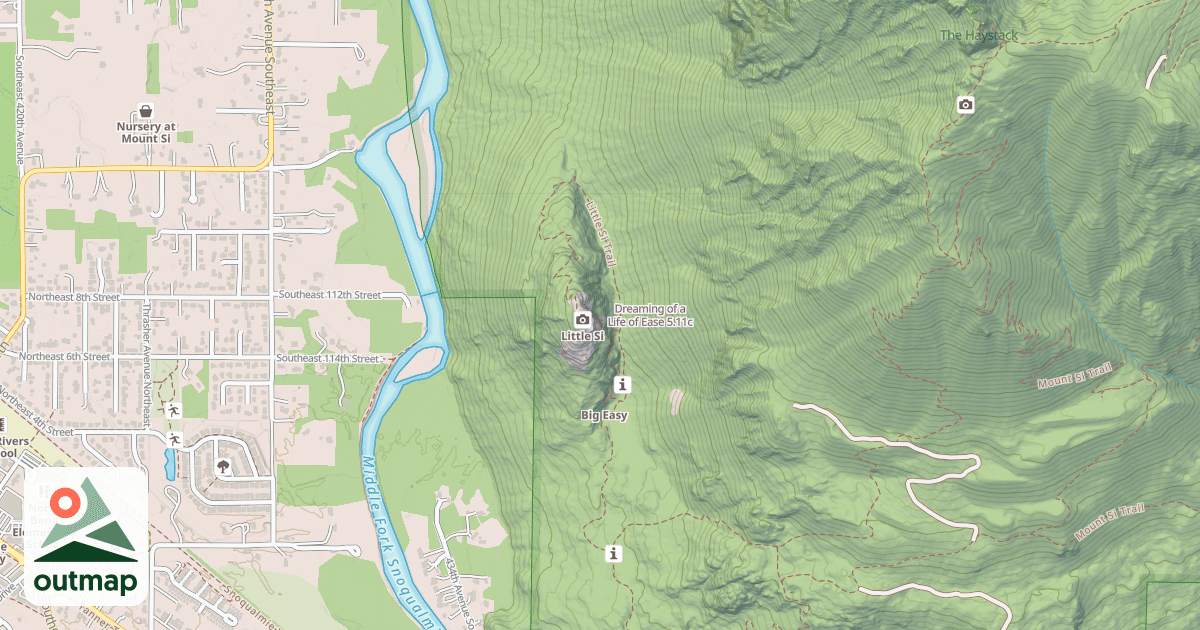 Map of Dreaming of a Life of Ease
