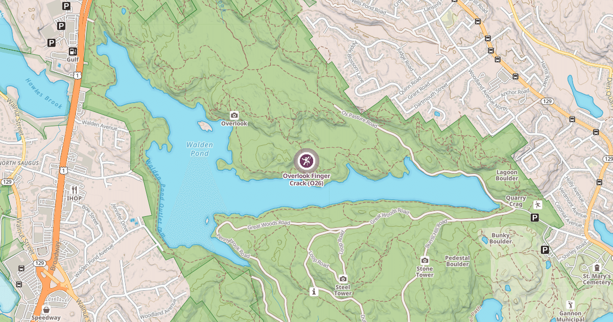 Map preview of Overlook Finger Crack (O26)