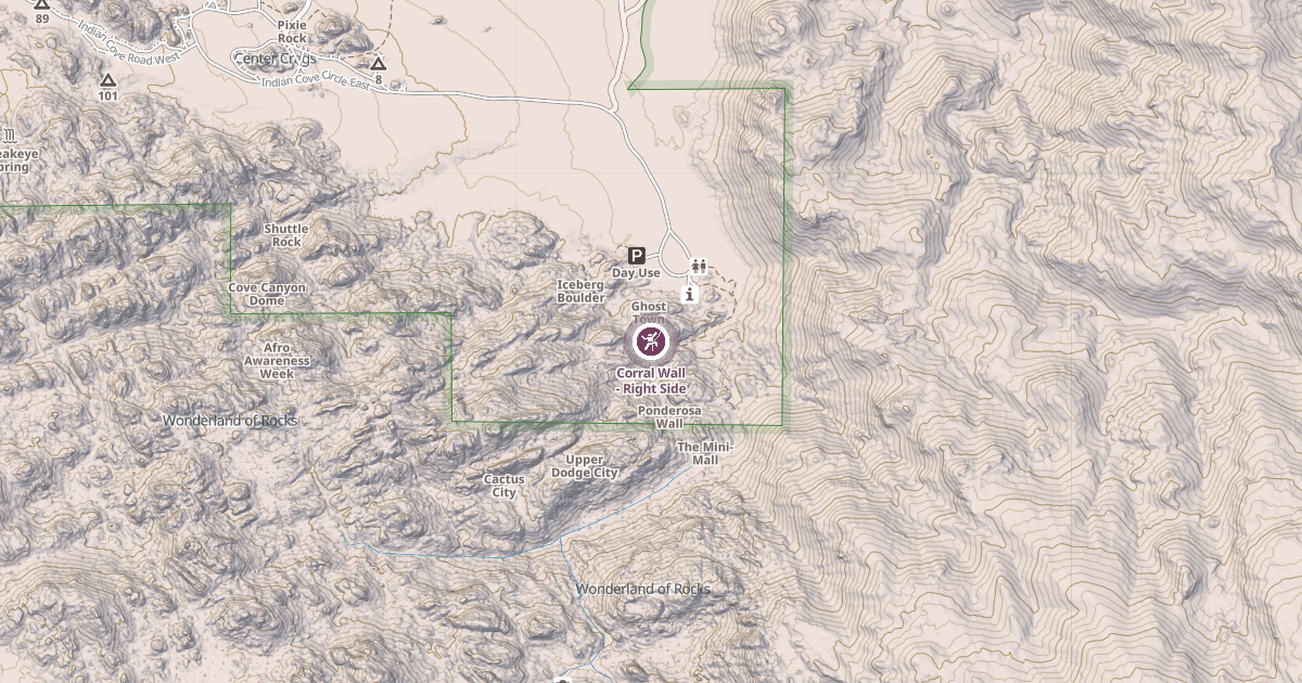 Map preview of Corral Wall - Right Side