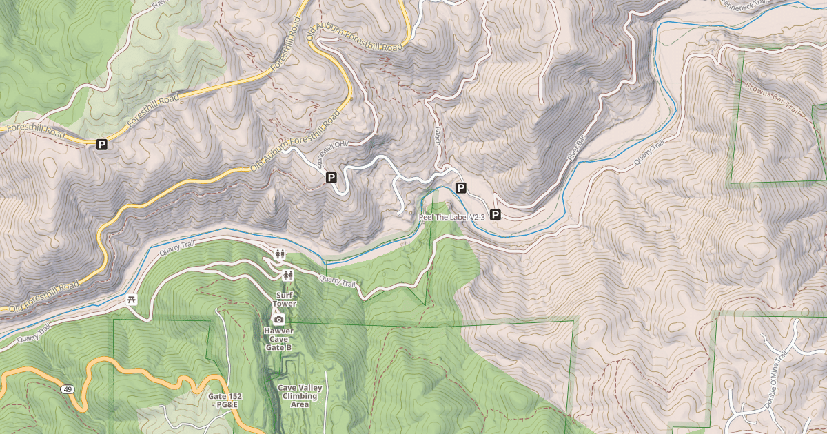 Map preview of Peel The Label