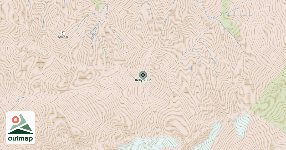 Map of Kelly's Hut