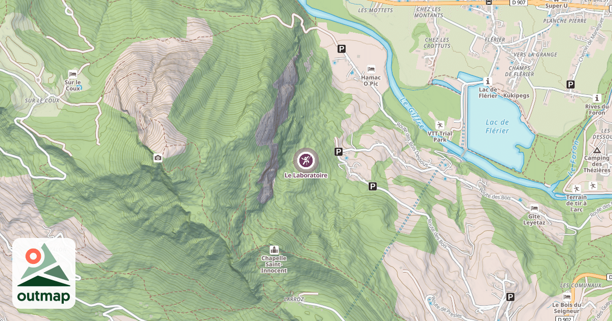 Map of Le Laboratoire