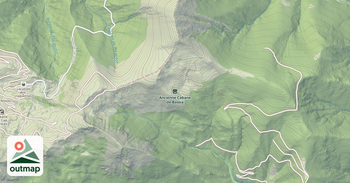 Map of Ancienne Cabane de Bassia