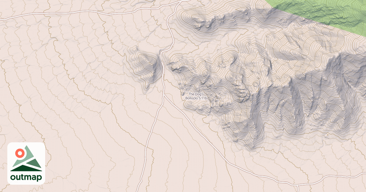 Map of The Dog's Bollocks