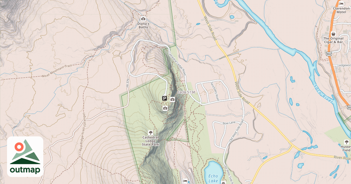 Map of Cecile