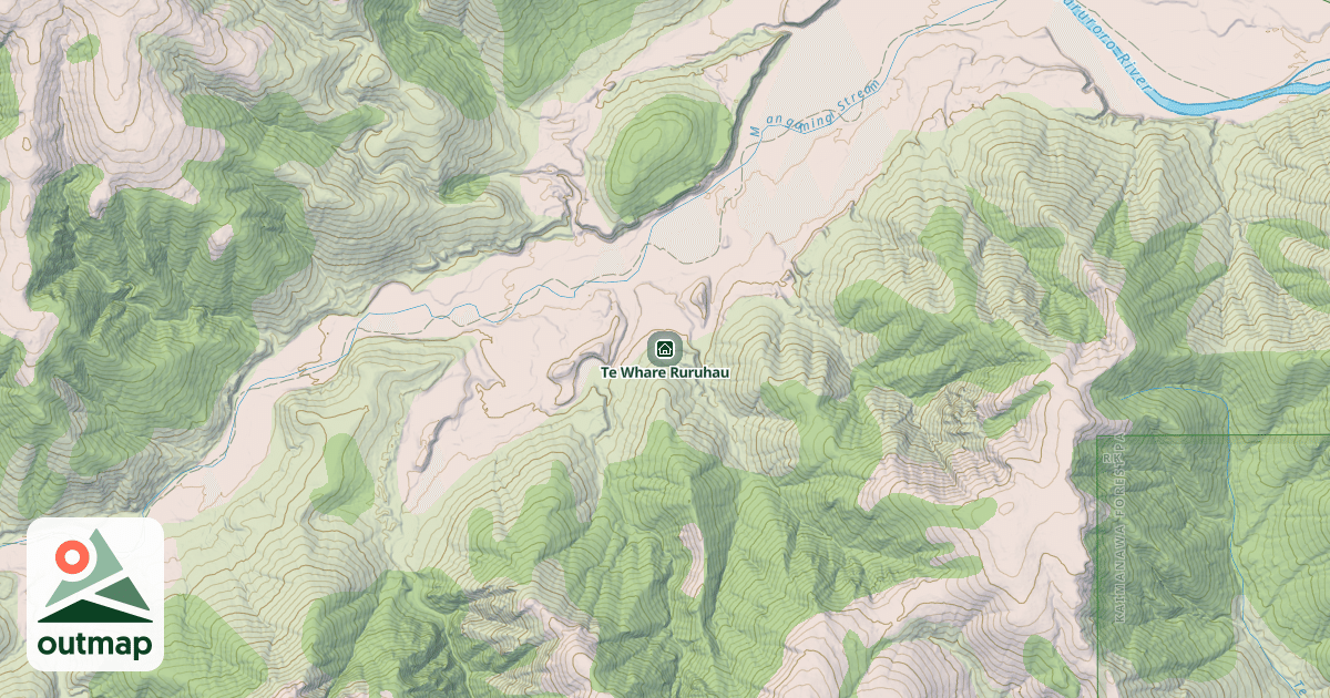 Map of Te Whare Ruruhau