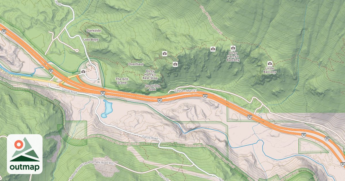 Map of Cesium Man