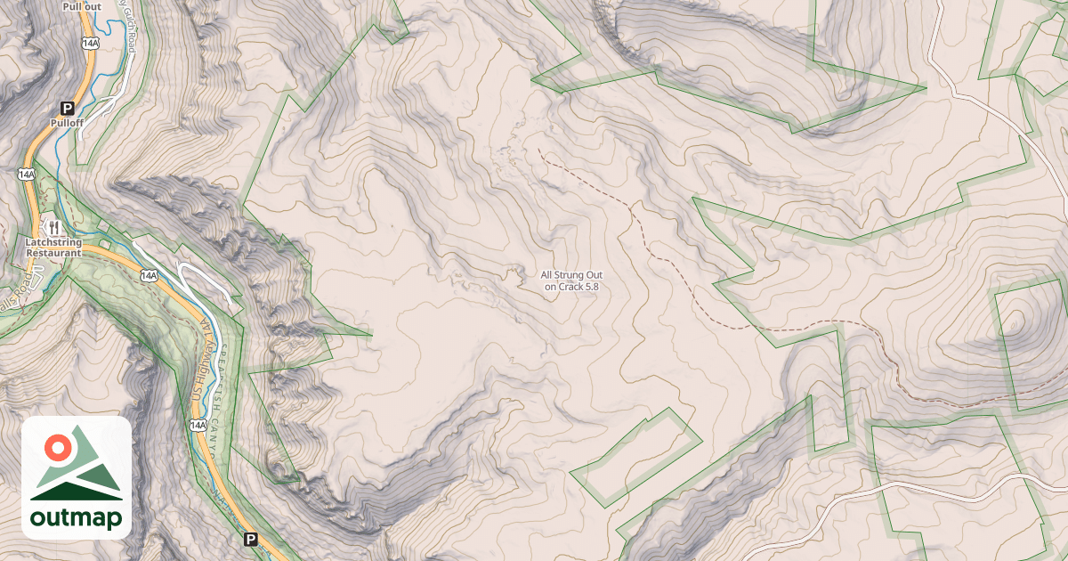 Map of All Strung Out on Crack