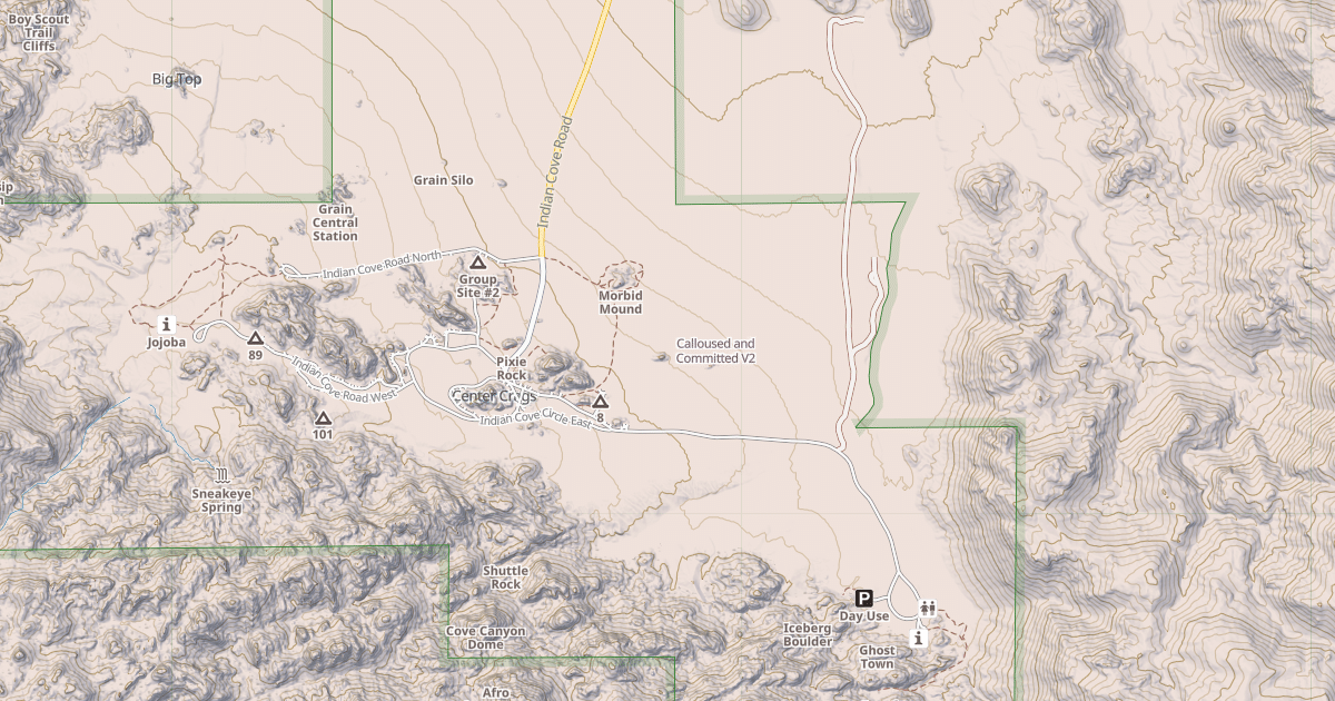 Map preview of Calloused and Committed