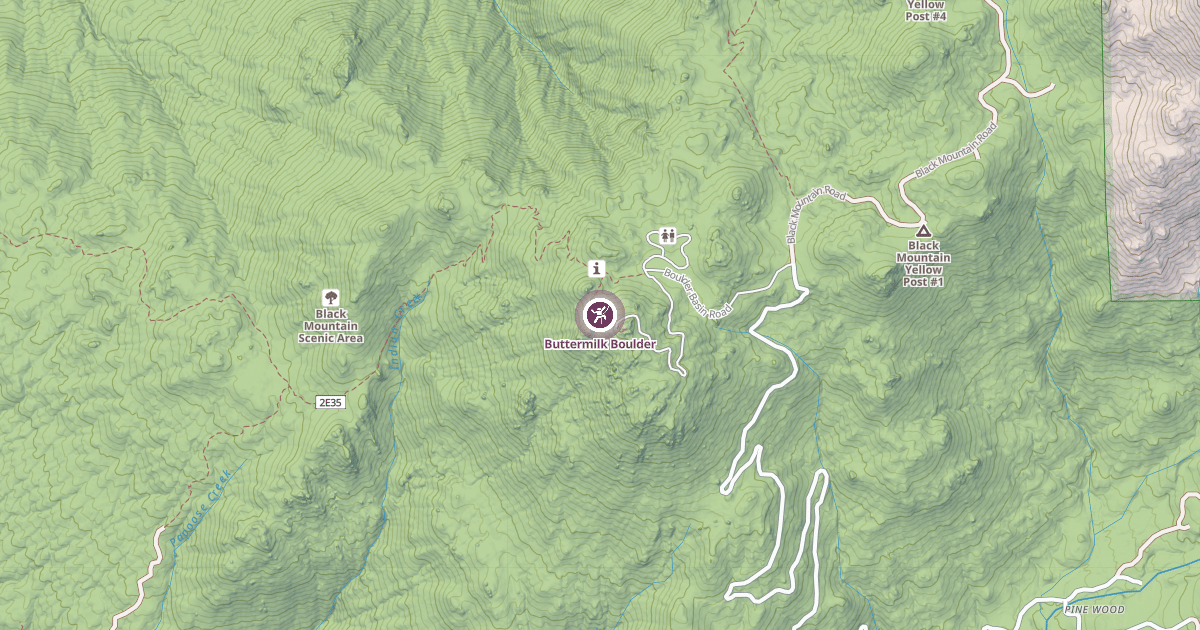 Map preview of Buttermilk Boulder
