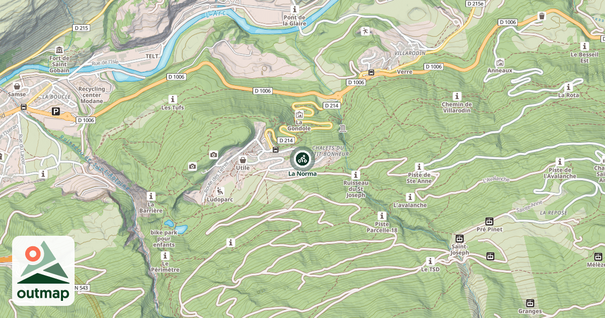 Map of La Norma