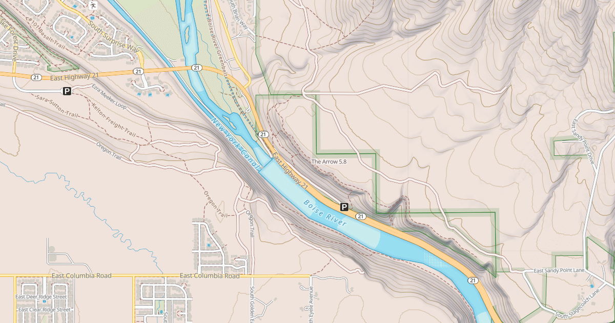 Map preview of The Arrow