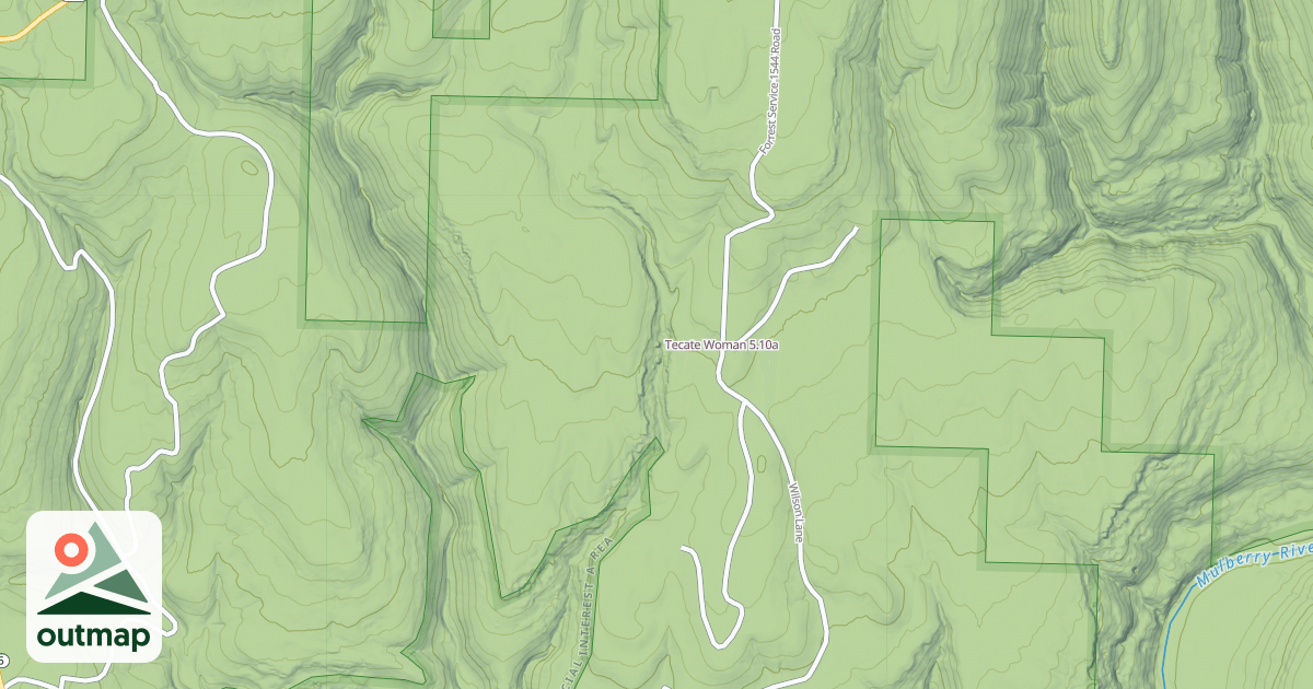 Map of Tecate Woman