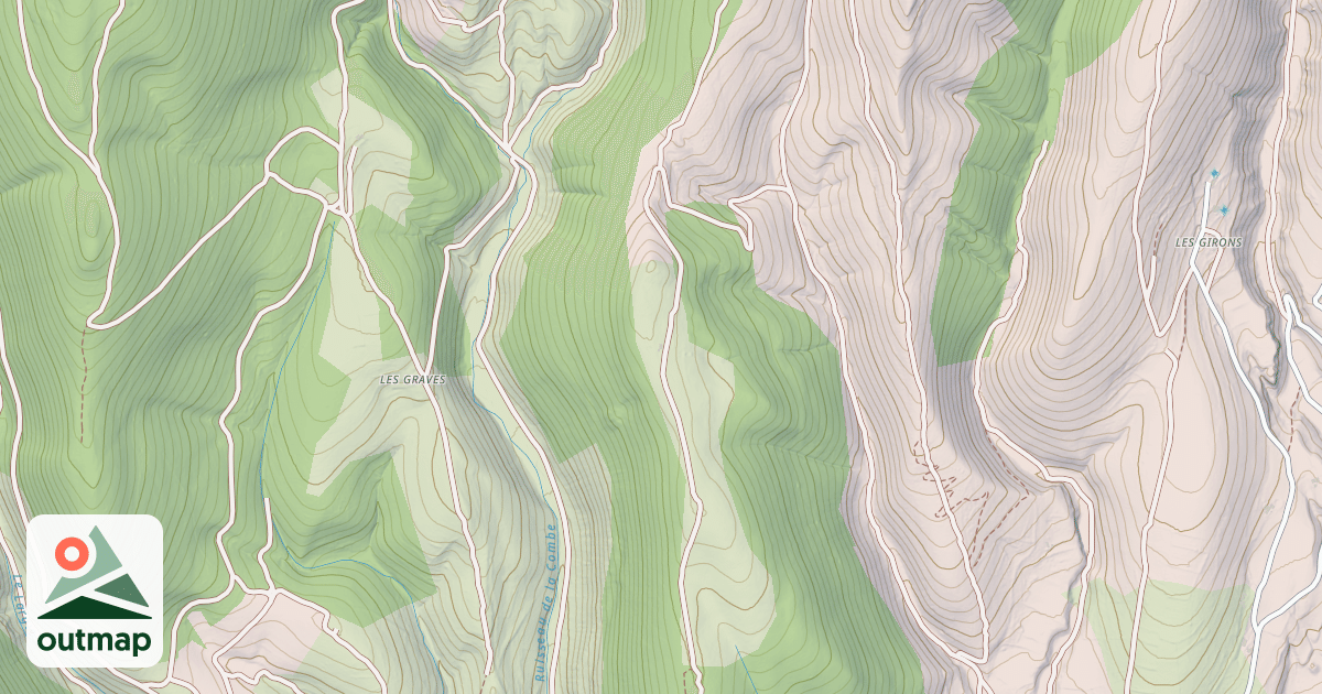 Map of La Gardette
