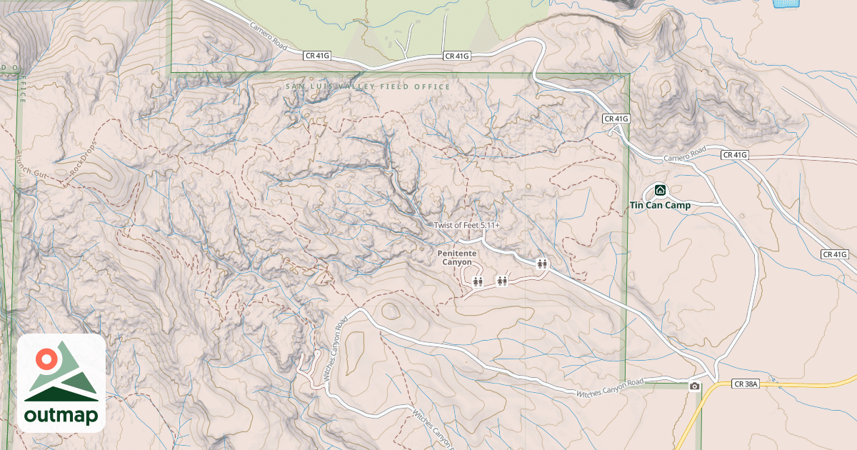Map of Twist of Feet
