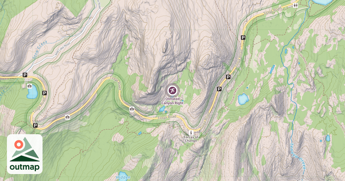 Map of Olmsted Canyon Right
